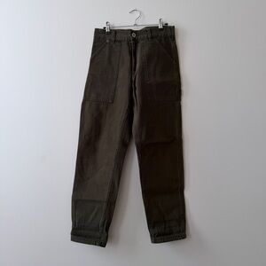 Men's Olive Green painter pant